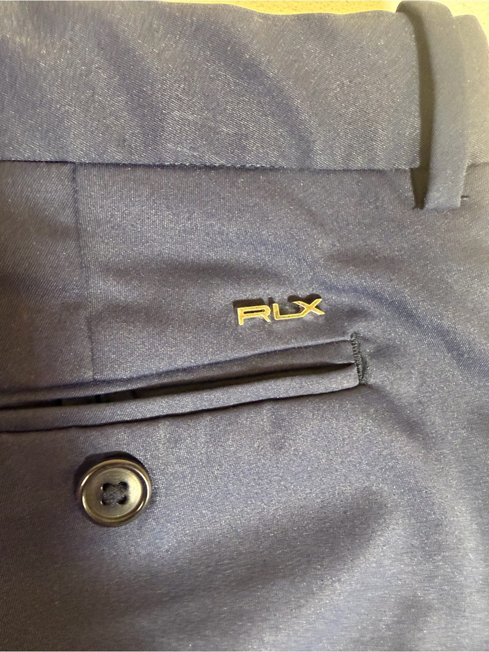 RLX Ralph Lauren Tailored Fit Golf Shorts Navy Size 32 Performance NWOT - Picture 3 of 12
